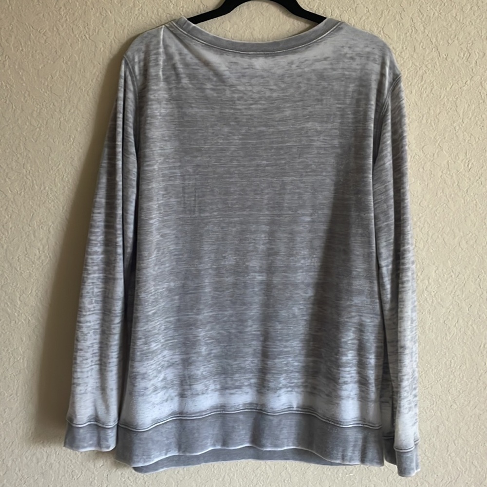 Express Crystal Skull Sweatshirt- so soft! - Picture 2 of 5